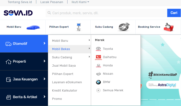 Seva Mobil Bekas